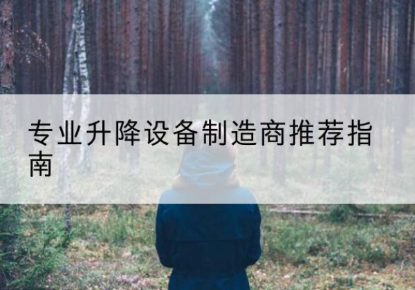 伍家岗电动剪叉升降平台厂家-专业升降设备制造商推荐指南